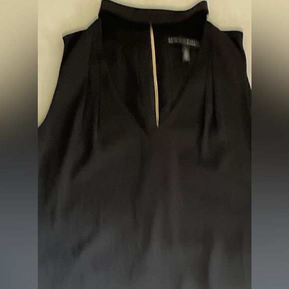 White House Black Market Classic Black Sleeveless Dress Size 0 - Picture 2 of 7